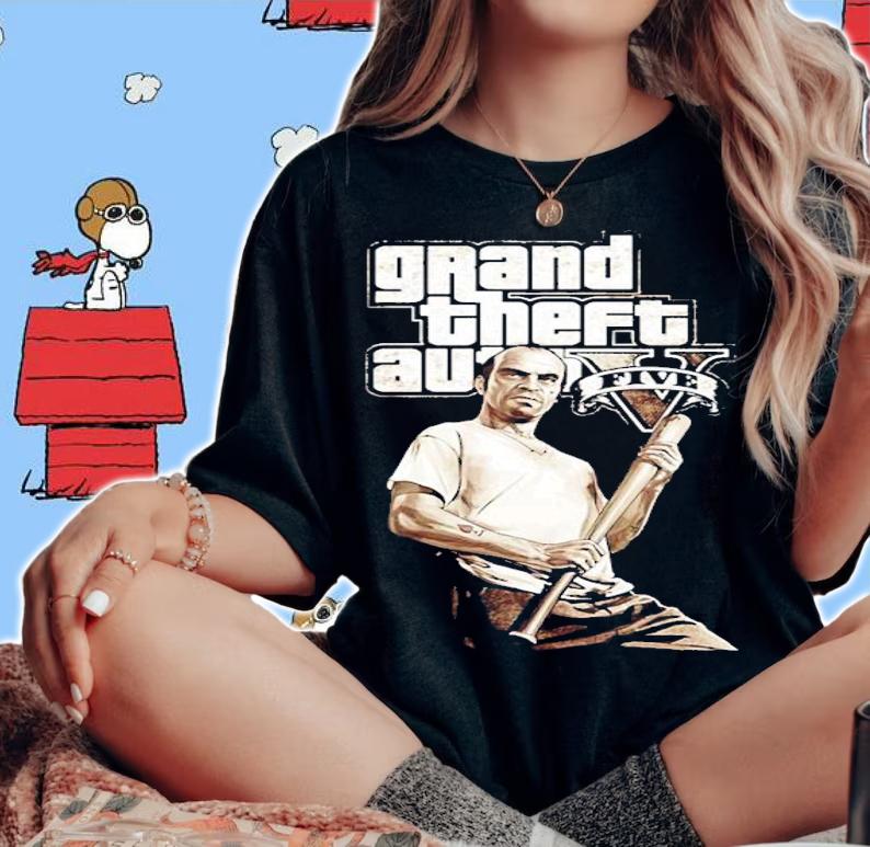Trevor Philips Grand Theft Auto 5 Gta V Game Gta Game shirt t-shirt
