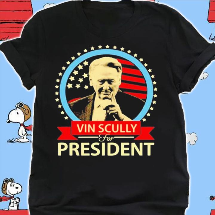 Vin Scully For President Shirt t-shirt