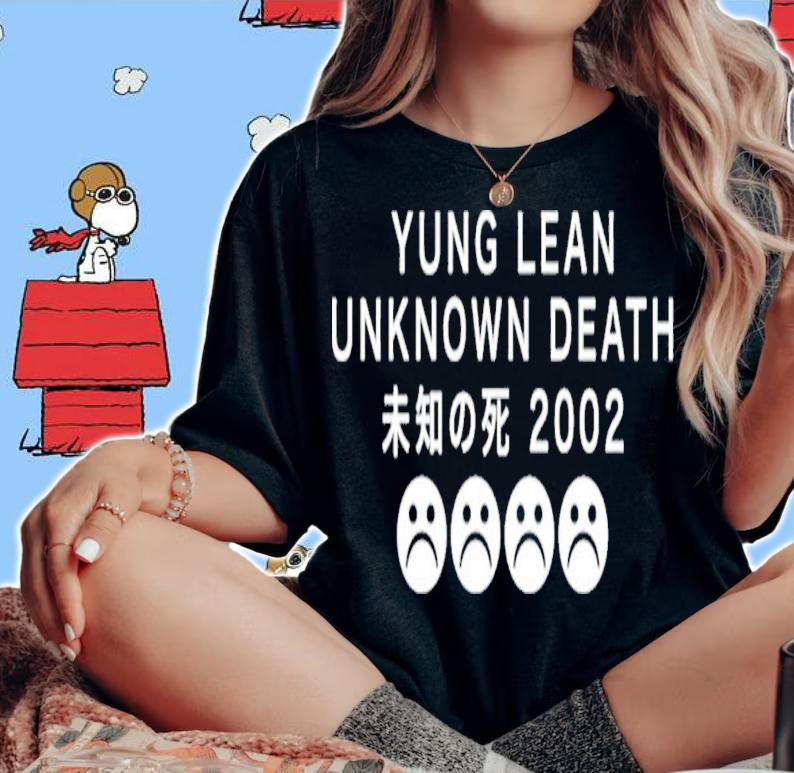 Yung Lean Unknown Death 2002 T-Shirt t-shirt