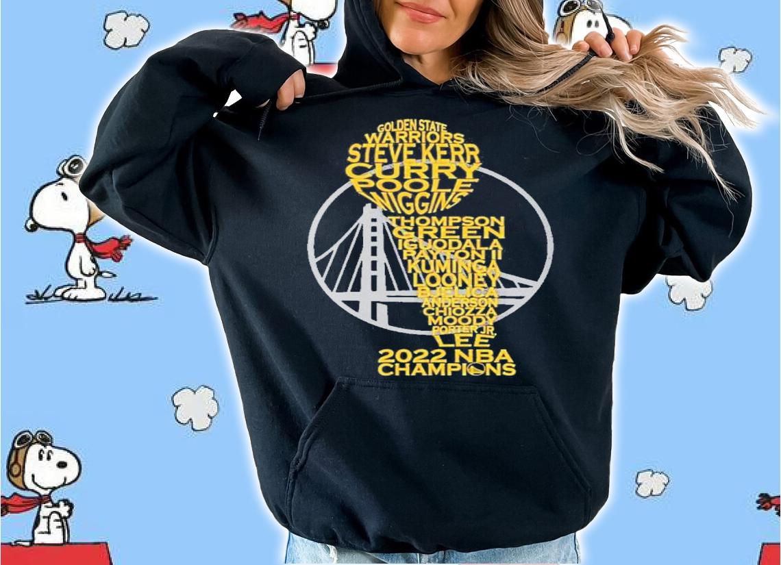 Team Golden State Warriors 2022 NBA Finals Champions T-Shirt t-shirt hoodie
