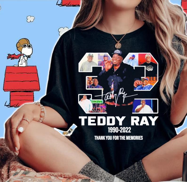 Teddy Ray 1990-2022 Signature Thank You For The Memories Shirt t-shirt woman shirt