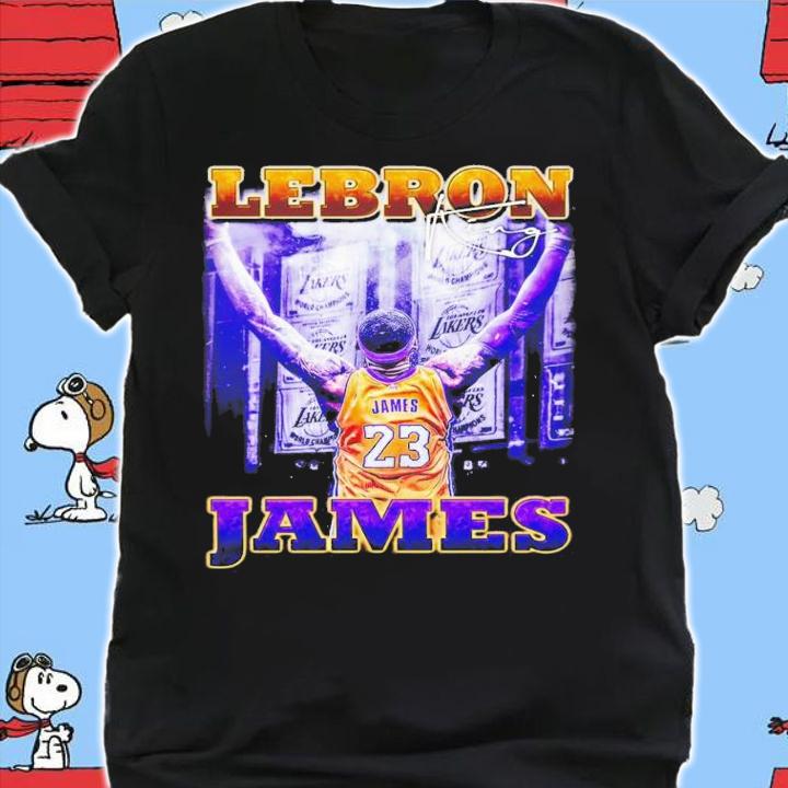 The Champion Los Angeles Lakers The Lebron James T-Shirt t-shirt