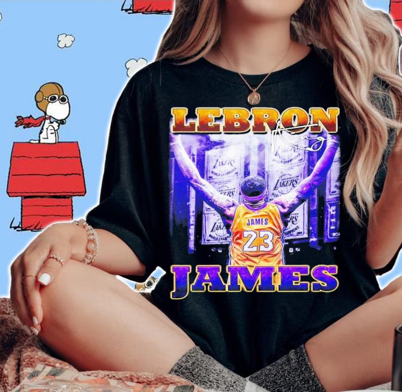 The Champion Los Angeles Lakers The Lebron James T-Shirt t-shirt