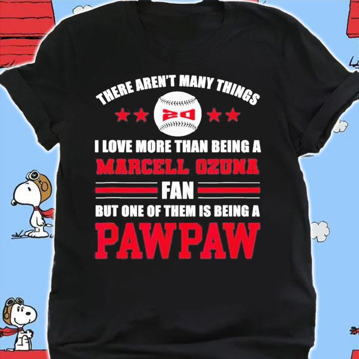 There Aren't Many Things I Love More Than Being A Marcell Ozuna Fan T-Shirt t-shirt