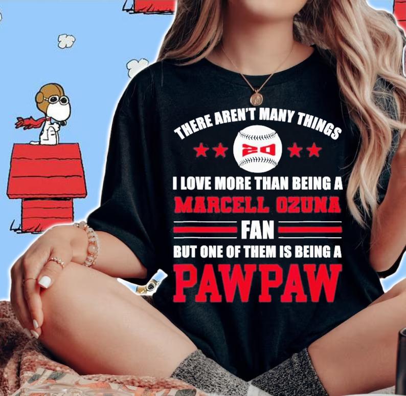 There Aren't Many Things I Love More Than Being A Marcell Ozuna Fan T-Shirt t-shirt