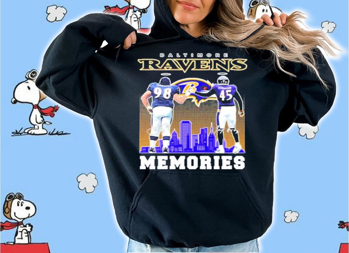 Tony Siragusa And Jaylon Ferguson Memories Baltimore Ravens Signatures Shirt t-shirt hoodie