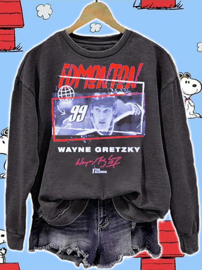 Wayne Gretzky Edmonton Tones Hockey Shirt t-shirt sweatshirt