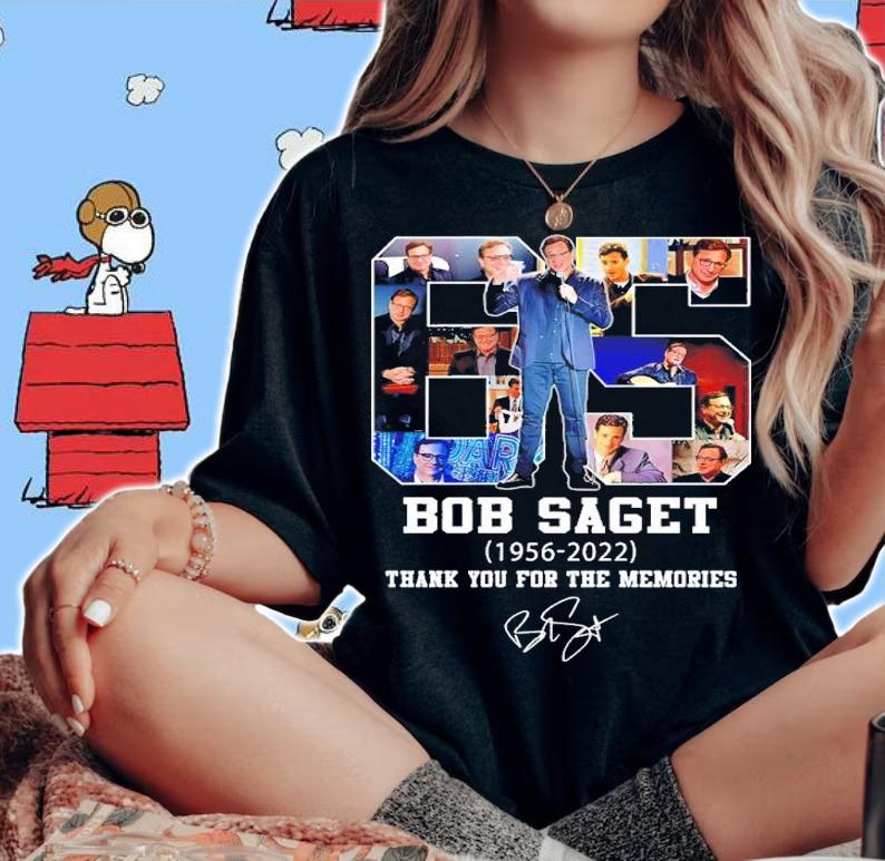 65 Bob Saget 1956-2022 signature thank you for the memories shirt t-shirt
