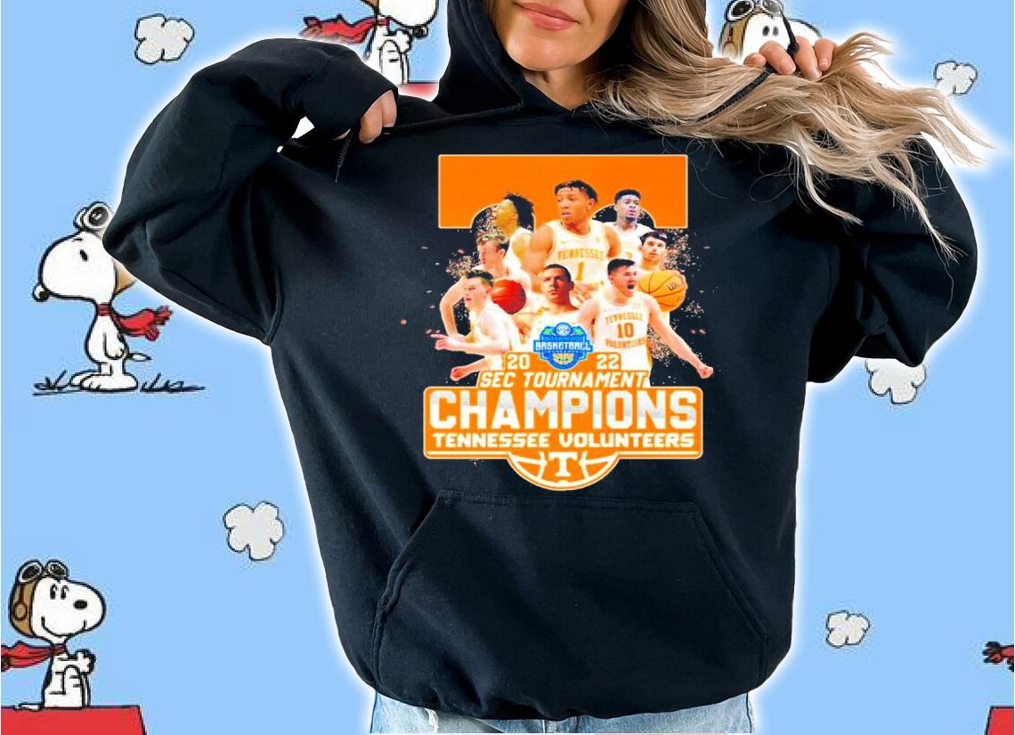 2022 Sec Tournament Champions Tennessee Volunteers shirt t-shirt