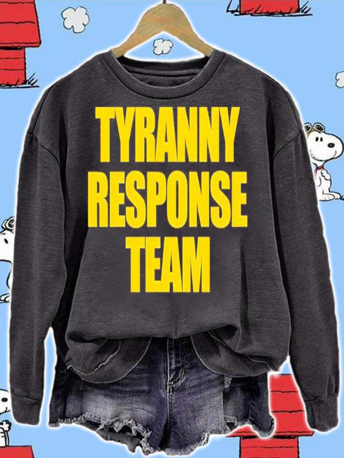 Aaron Ginn Tyranny Response Team Shirt t-shirt