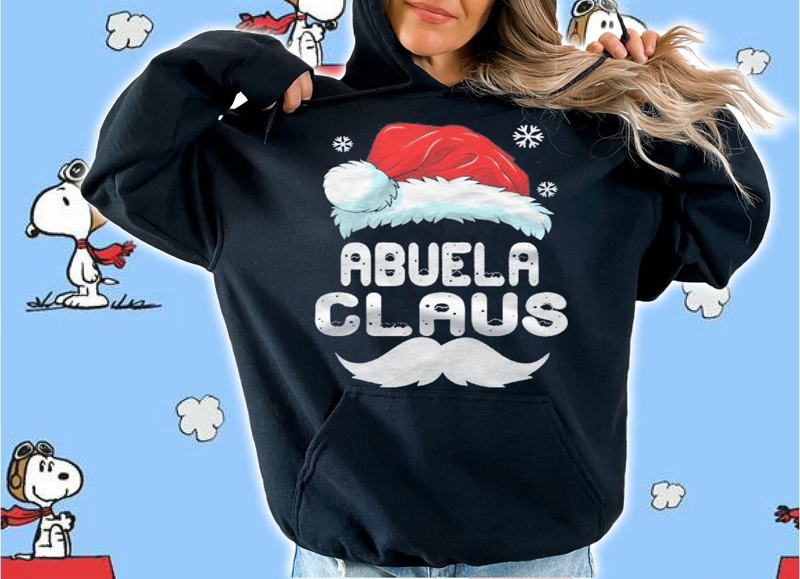 Abuela Claus Matching Family Christmas Pajamas Xmas Santa Shirt t-shirt