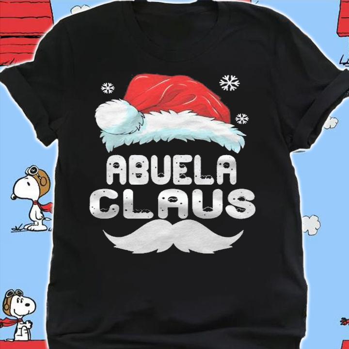 Abuela Claus Matching Family Christmas Pajamas Xmas Santa Shirt t-shirt