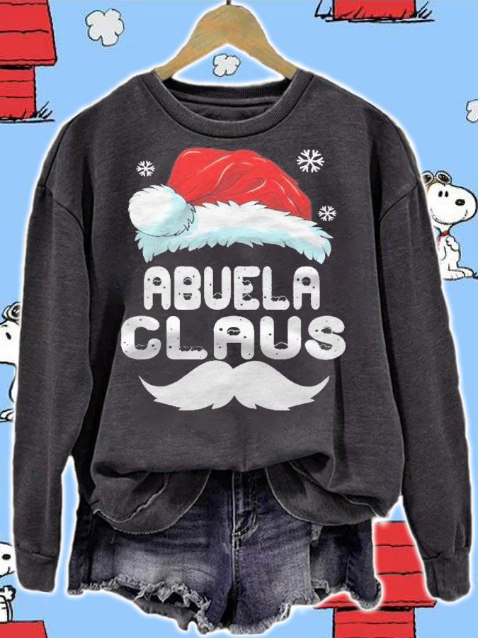 Abuela Claus Matching Family Christmas Pajamas Xmas Santa Shirt t-shirt