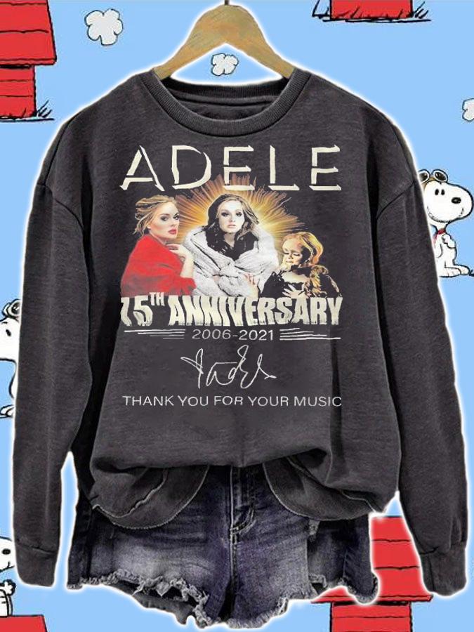 Adele 15th Anniversary 2006-2021 Signatures Thank You For Your Music Shirt t-shirt