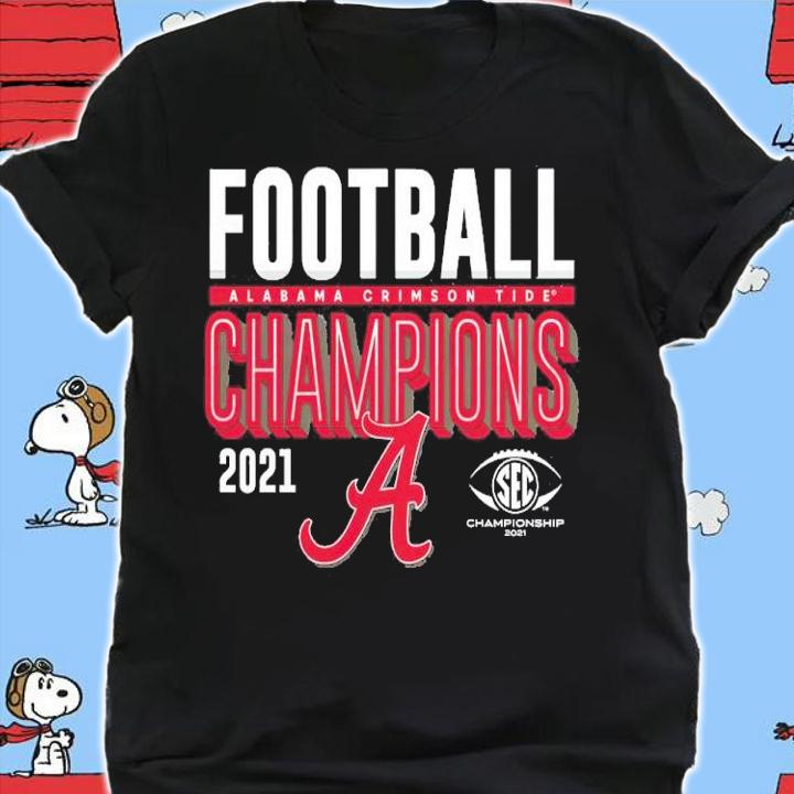 Alabama Crimson Tide 2021 SEC Football Conference Champions Locker Room t-shirt shirt