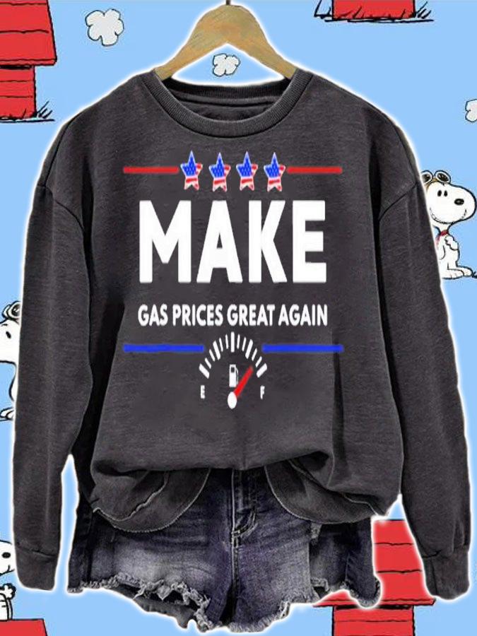 Anti Biden Republican 2024 Make Gas Prices Great Again Shirt t-shirt sweatshirt