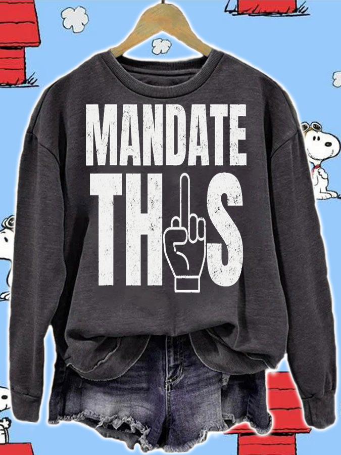Anti Mandate Anti Forced Vaccination Anti Biden Anti Vax Vintage T-Shirt t-shirt