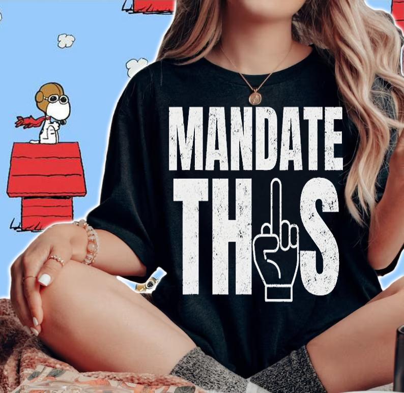 Anti Mandate Anti Forced Vaccination Anti Biden Anti Vax Vintage T-Shirt t-shirt