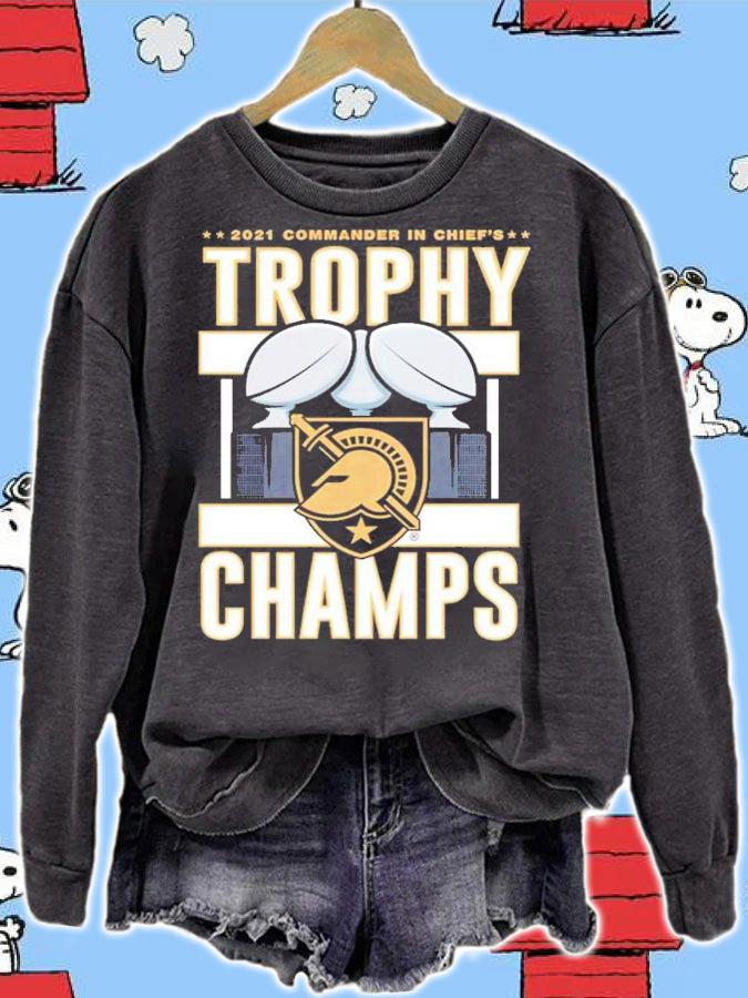Army Black Knights Black 2021 Commander-in-Chief's Trophy Winner Shirt t-shirt sweatshirt