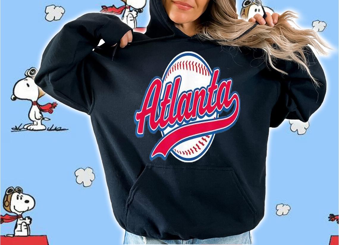 Atlanta Tee Vintage Baseball Throwback Retro T-Shirt t-shirt hoodie