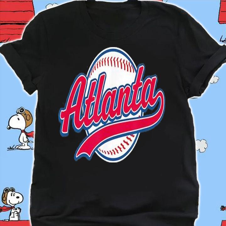 Atlanta Tee Vintage Baseball Throwback Retro T-Shirt t-shirt shirt