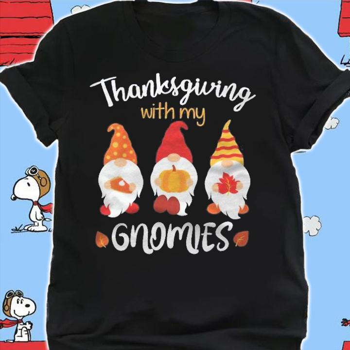 Autumn Gnome Gift Men Women Kids Thanksgiving Fall Gnome Shirt t-shirt