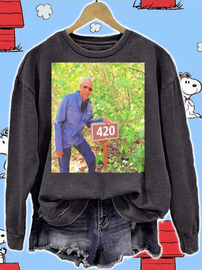 Barack Obama 420 Funny Shirt t-shirt