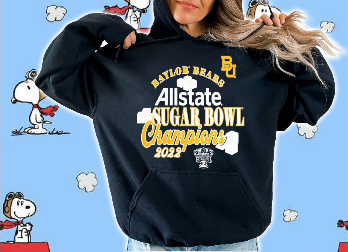 Baylor Bears Heathered Charcoal 2022 All State Sugar Bowl Champions Dive Shirt t-shirt hoodie