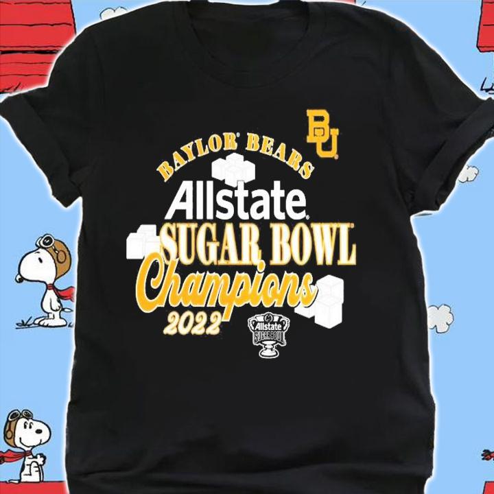 Baylor Bears Heathered Charcoal 2022 All State Sugar Bowl Champions Dive Shirt t-shirt shirt