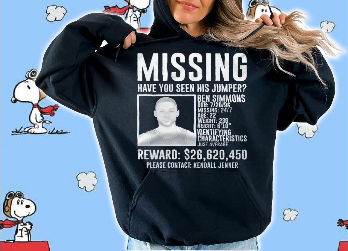 Ben Simmons Missing T-shirt t-shirt
