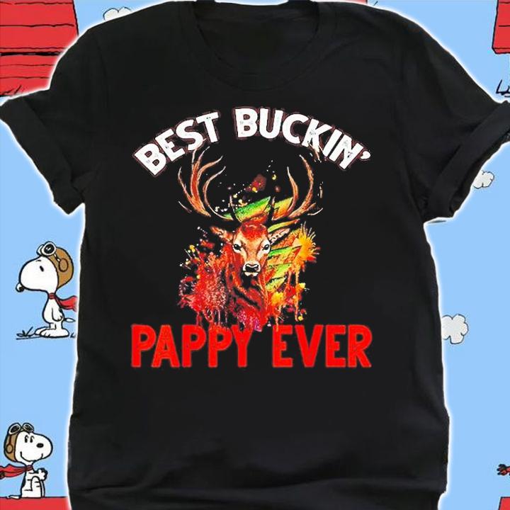 Best Buckin Pappy Ever Hunter Deer Buck T-Shirt t-shirt shirt