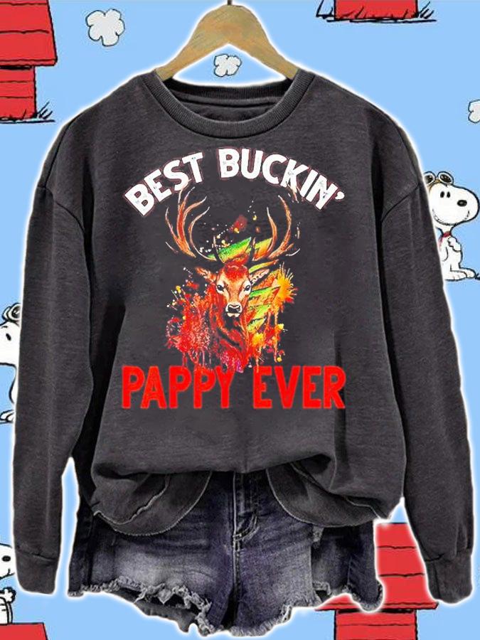 Best Buckin Pappy Ever Hunter Deer Buck T-Shirt t-shirt sweatshirt