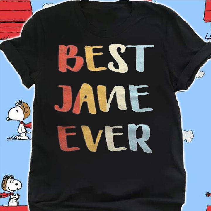 Best Jane Ever Retro Vintage First Name Gift Shirt t-shirt