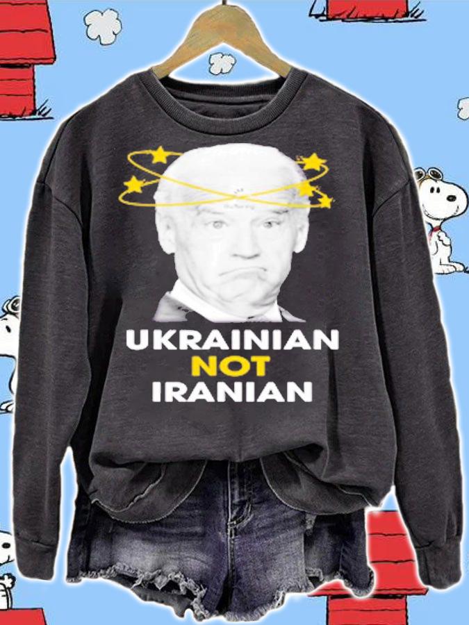 Biden Buffering Ukrainian Not Iranian Anti Biden T-Shirt t-shirt