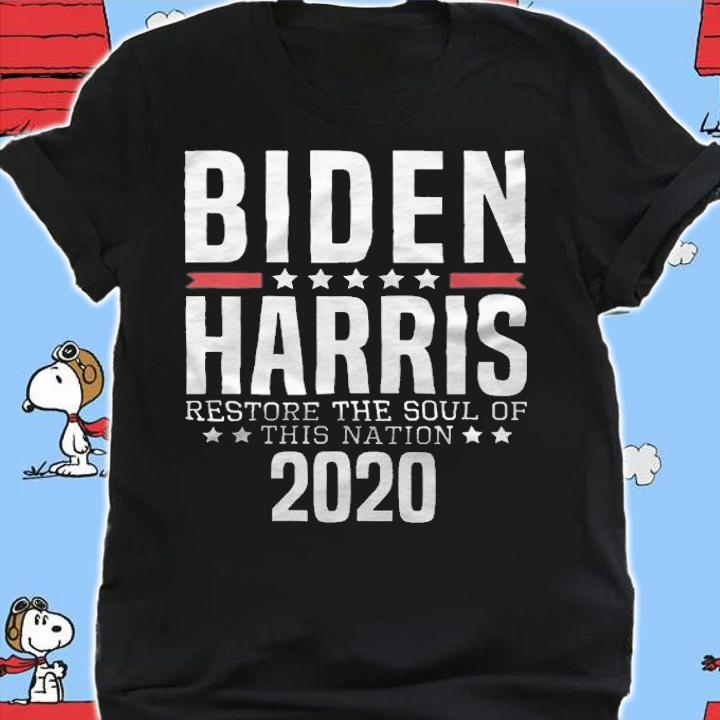 Biden Harris Restore The Soul This Nation 2020 T-Shirt t-shirt shirt