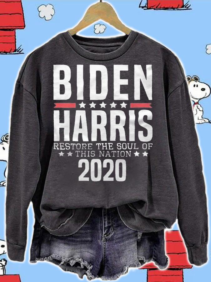 Biden Harris Restore The Soul This Nation 2020 T-Shirt t-shirt sweatshirt