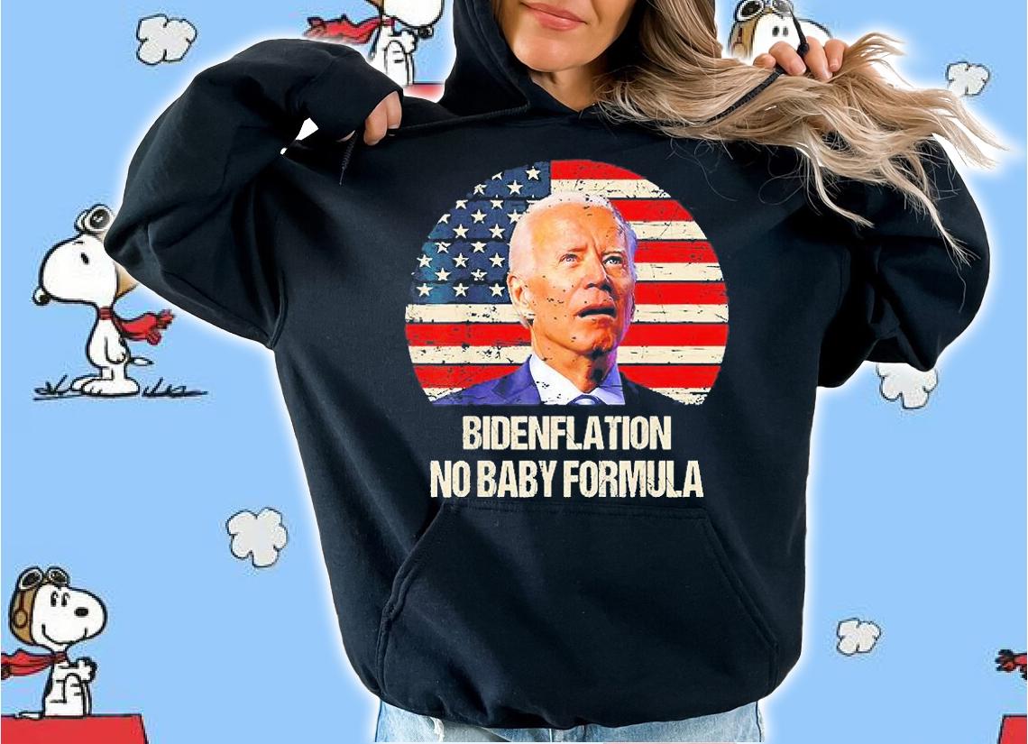 Bidenflation No Baby Formula Biden Anti Biden Reto Vintage T-Shirt t-shirt
