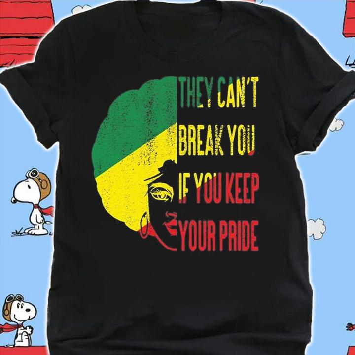 Black Pride Month Lives Matter Africa Wordcloud T-Shirt t-shirt