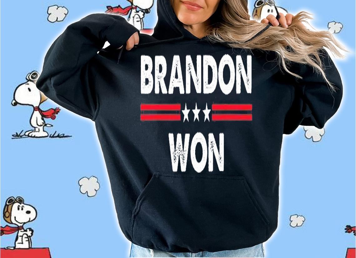 Brandon Won ,Thank You Brandon, USA Flag Tee T-Shirt t-shirt