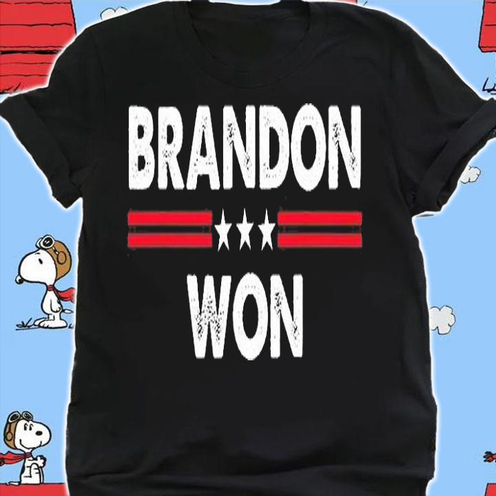 Brandon Won ,Thank You Brandon, USA Flag Tee T-Shirt t-shirt