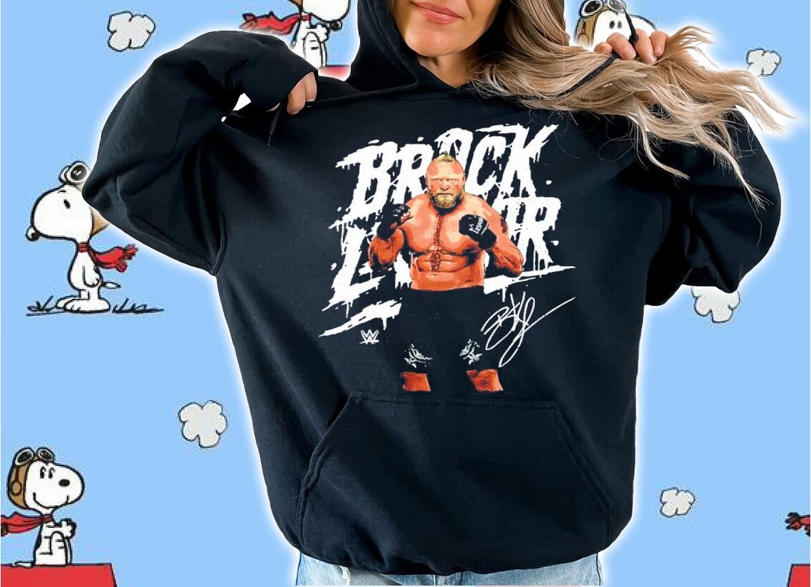 Brock Lesnar Superstars WWE signature shirt t-shirt hoodie