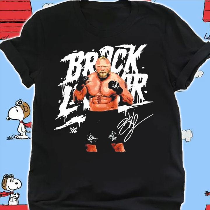 Brock Lesnar Superstars WWE signature shirt t-shirt shirt