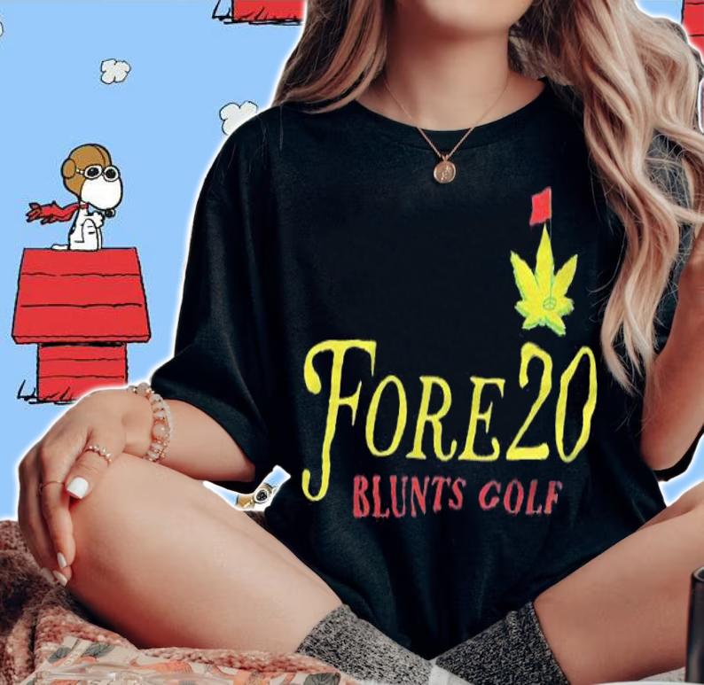 Blunts and Blondes fore20 Blunts Golf T-shirt t-shirt