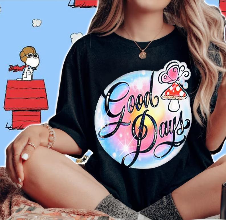 Good days Butterfly T-shirt t-shirt woman shirt