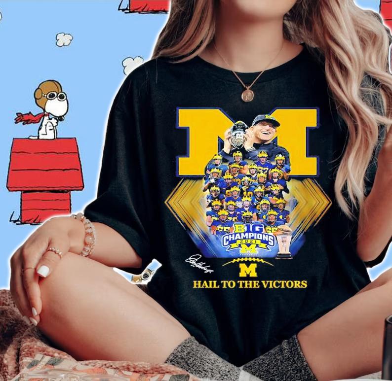 Michigan Big Champions 2021 Hail To The Victors Shirt t-shirt woman shirt