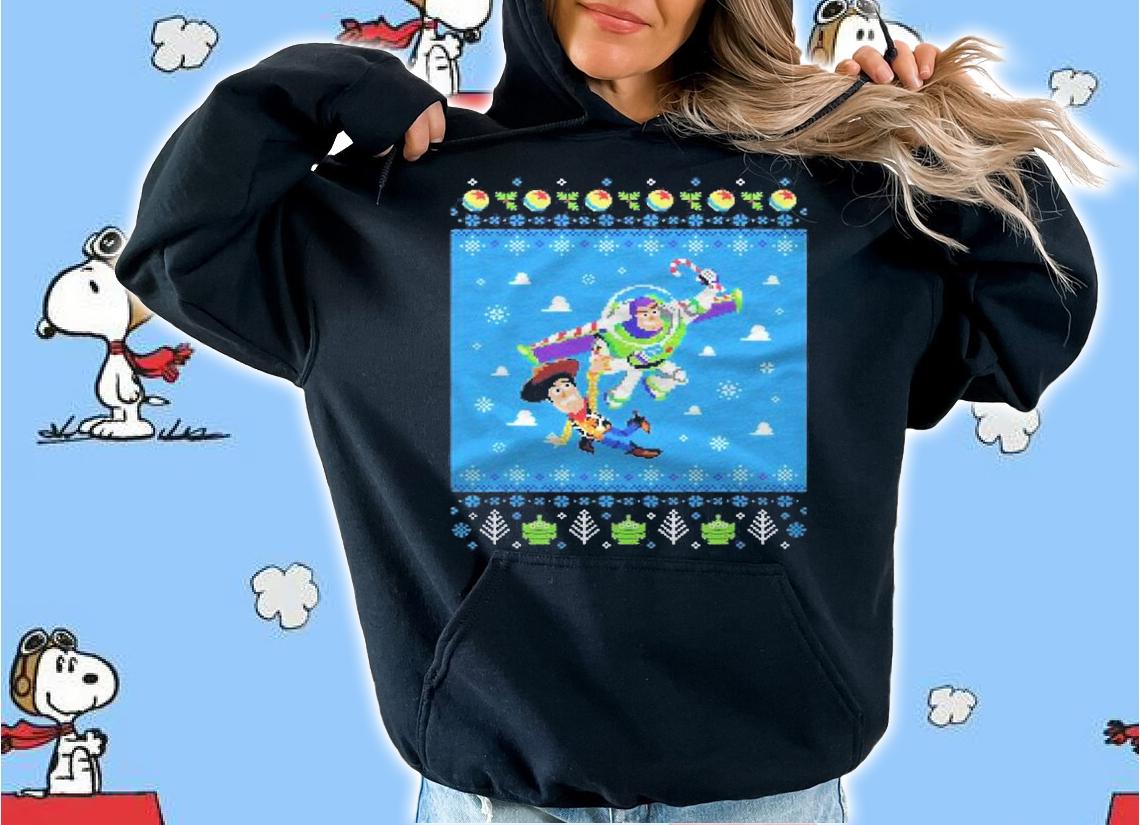 Pixar Toy Story Woody And Buzz Holiday Shirt t-shirt
