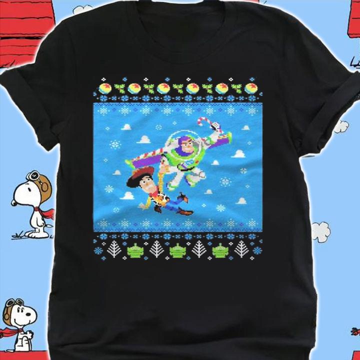 Pixar Toy Story Woody And Buzz Holiday Shirt t-shirt