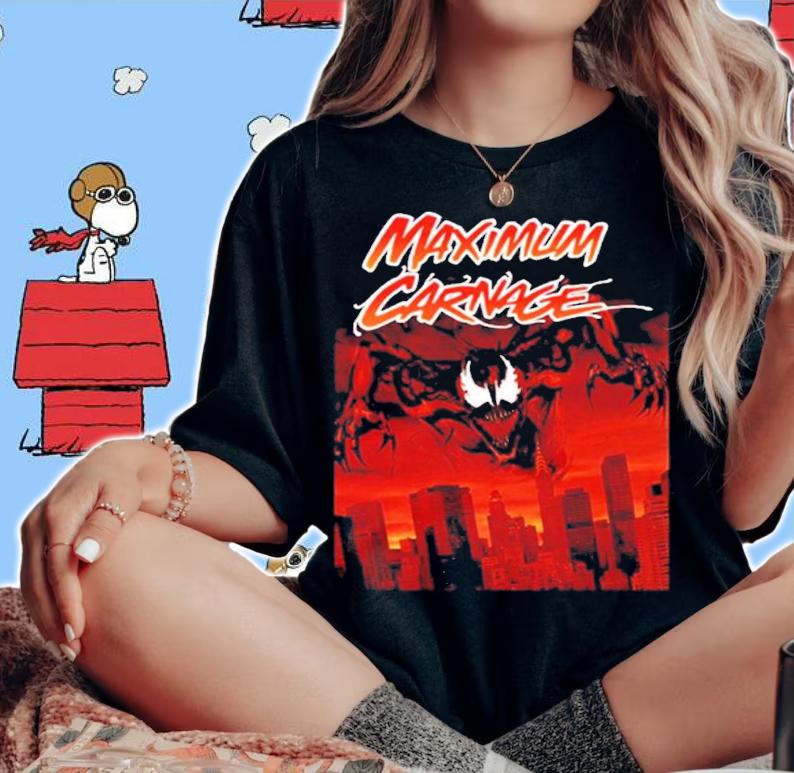 Spider-Man Venom Maximum Carnage shirt t-shirt