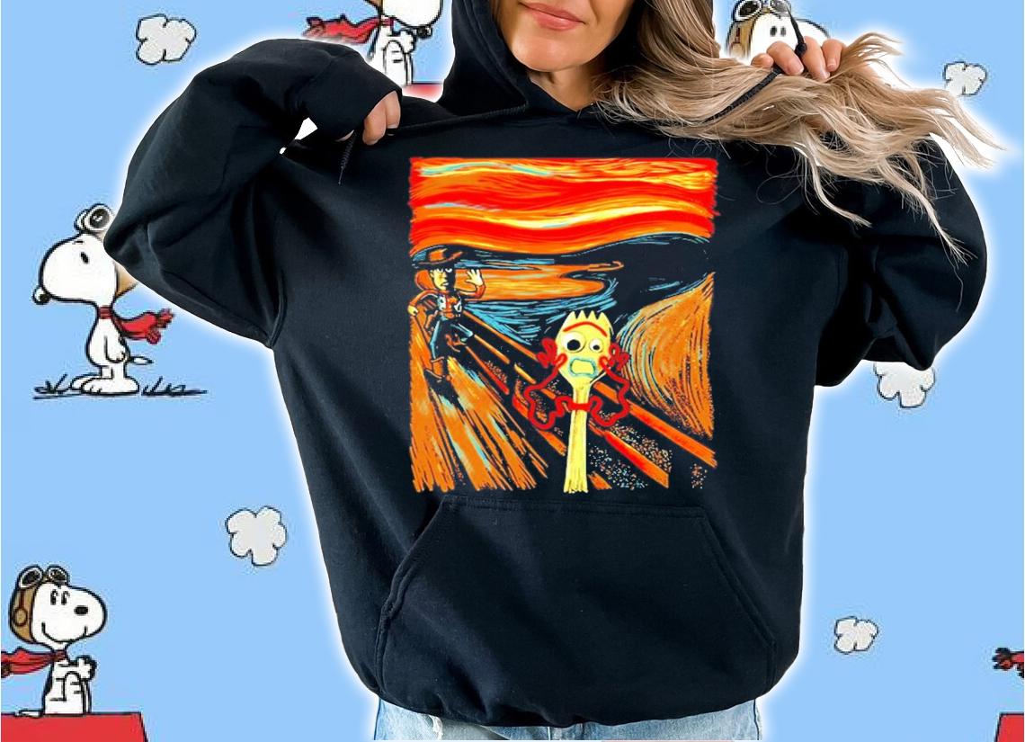 Toy Story Forky The Scream Shirt t-shirt