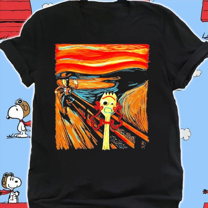 Toy Story Forky The Scream Shirt t-shirt